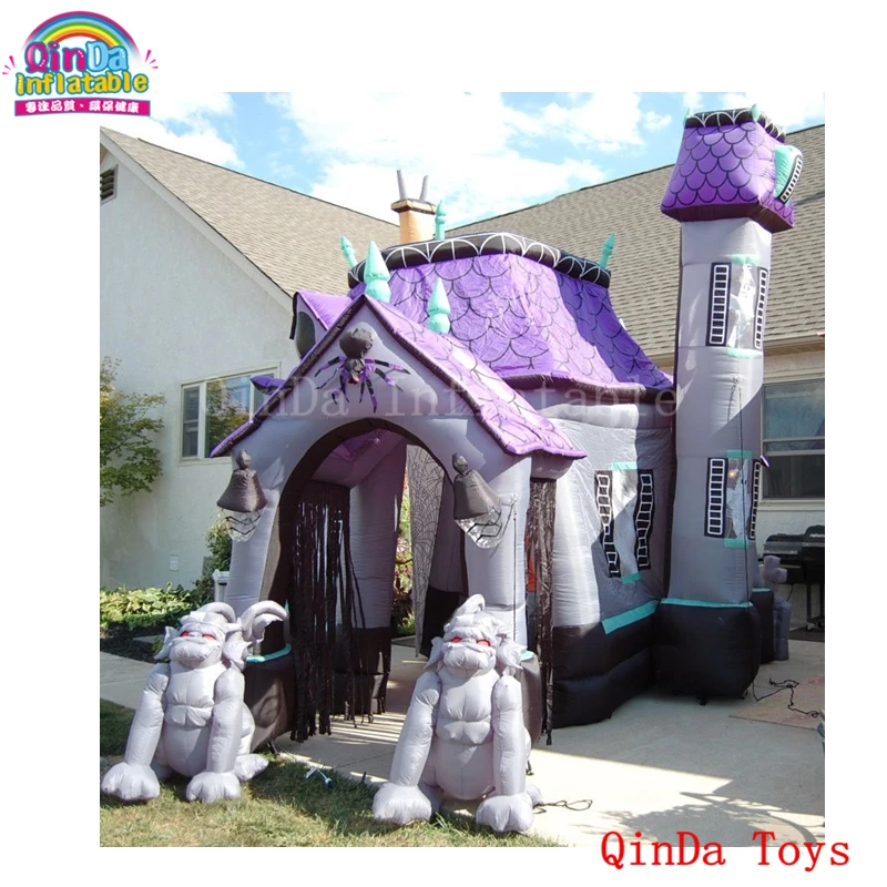 Китай низкая цена украшение для двора мертвого дерева надувной дом с