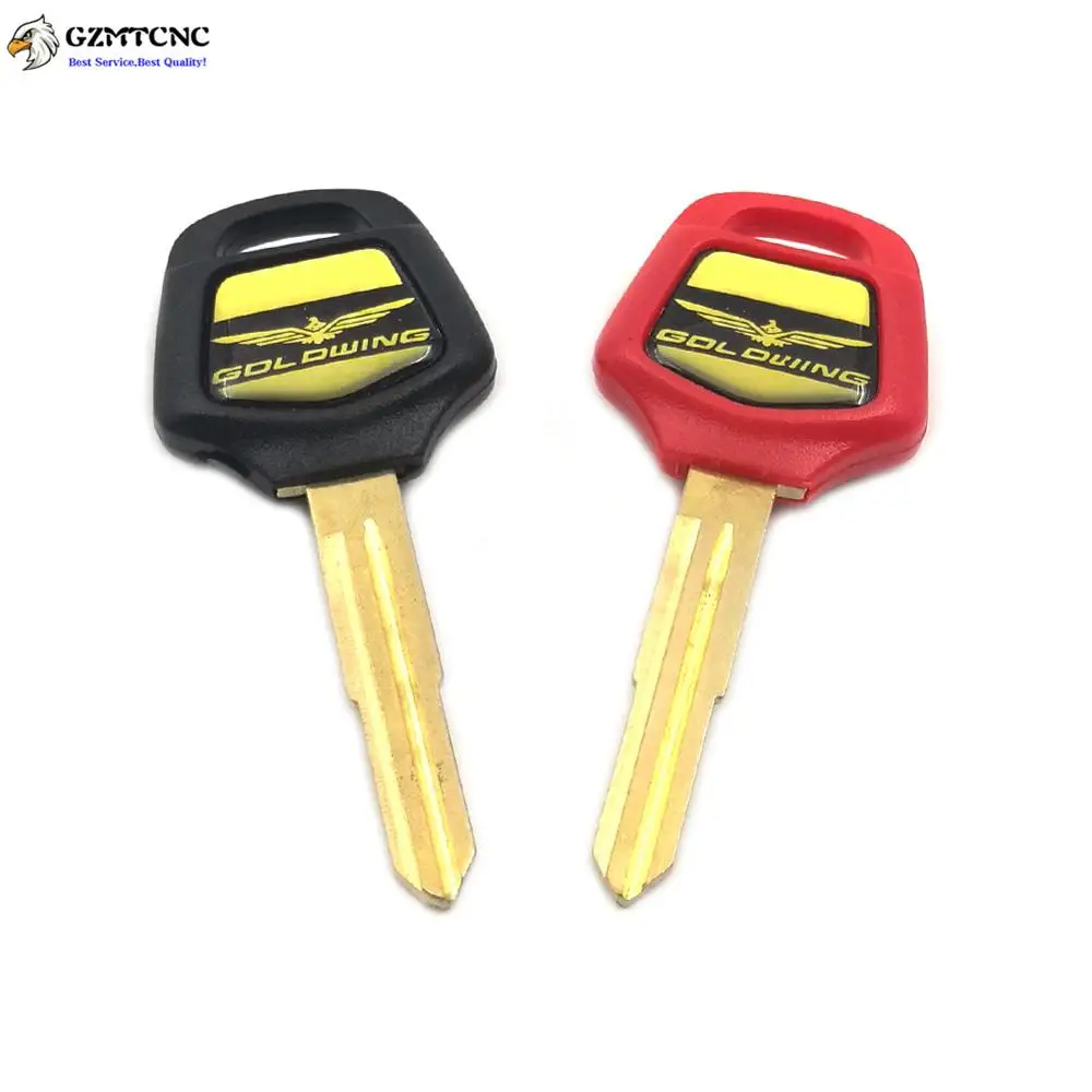 Черный красный пустой ключ для мотоцикла Uncut Blade HONDA GOLDWING GL1500 GL 1500 GL1800 1800 2001 2011 2010 2009