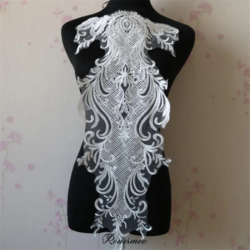 2 шт. Прозрачная кружевная ткань с вышивкой и блестками | Дом сад