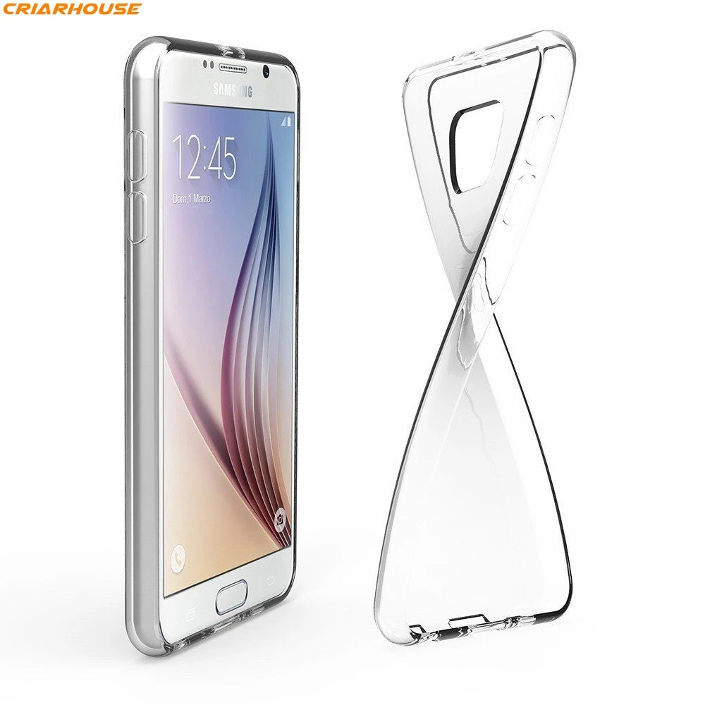 Прозрачный чехол для Samsung Galaxy A8 2018 A6 Plus S8 S9 S7 S6 edge A3 A5 A7 2016 J1 J3 J5 J7 2017 гелевый ТПУ