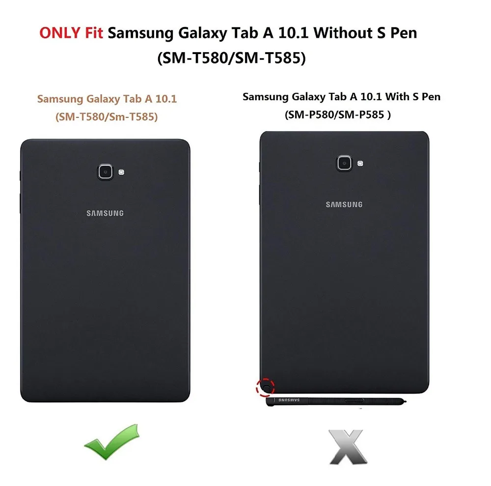 Чехол для Galaxy Tab A 10 1 вращающийся на 360 градусов чехол подставка с ремешком плечо