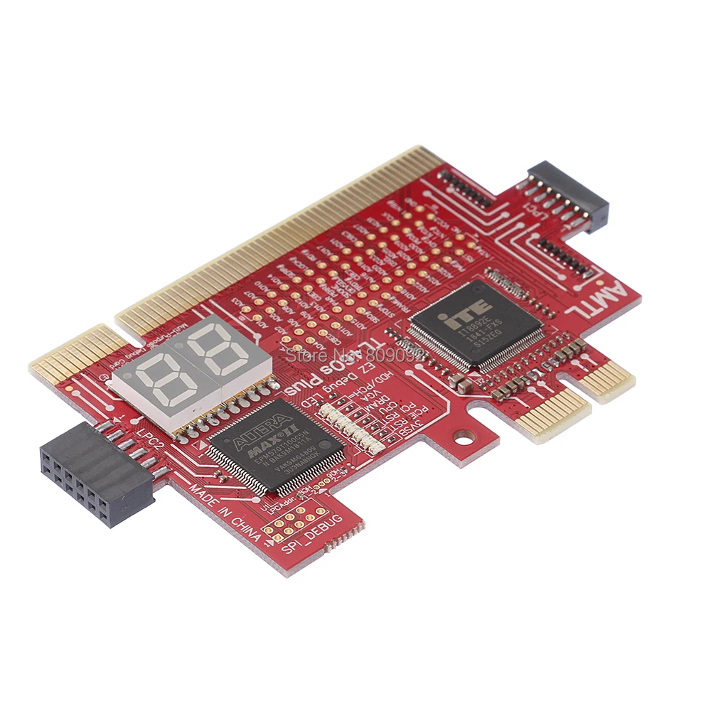 Материнская плата PCI/PCIE/Mini PCIE/LPC PC анализатор диагностическая карта для универсального настольного ноутбука Тестовая отладочная карта
