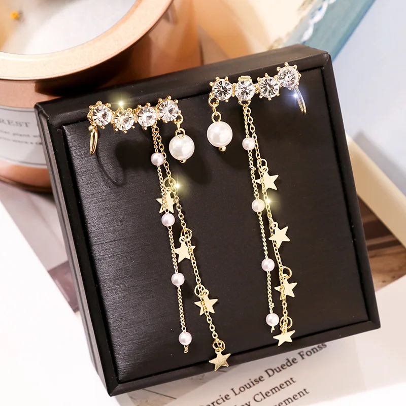 Серьги с жемчугом, темперамент, длинные кисточки, S925 серьги иглы, Висячие ювелирные изделия, корейские массивные серьги