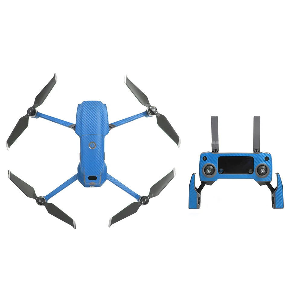 Водонепроницаемые ПВХ наклейки углеродное волокно для DJI MAVIC 2 PRO & ZOOM Drone|Наборы