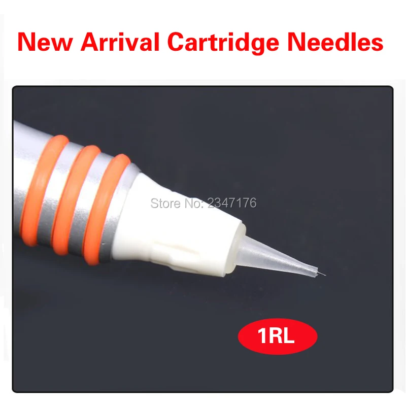 

10pcs #1RL Disposable Sterilized micro needle Permanent Makeup needle for eyebrow lip eyeliner machine tattoo Needles