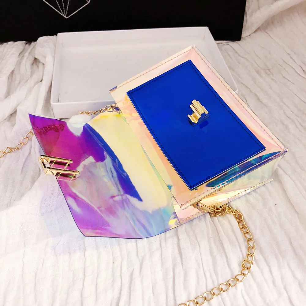 

Women PVC clear bag satchel bag Fashion Transparent Shoulder Crossbody Bags Ladies Messenger Casual Shopping Small Handbags #2