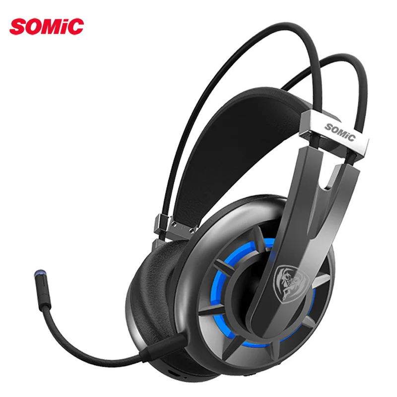 Somic G939Air Виртуальная 7 1 объемная стерео игровая гарнитура Беспроводные наушники с