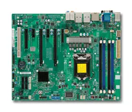 OEM X9SAE-V Серверная Материнская плата 1155 pin поддержка 1200V2 серии C216 чип DDR3 б/у 90%