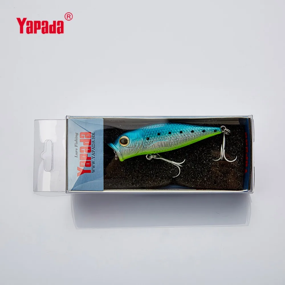 YAPADA Popper 815 Red lips 8 г 70X19X15mm многоцветная Тройной Крючок искусственная приманка