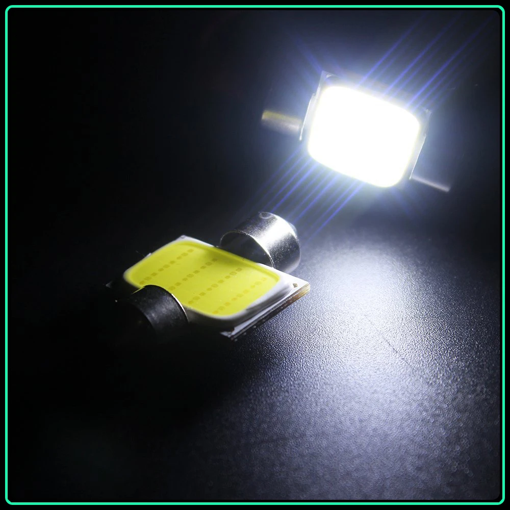 Carsty Festoon COB 31MM / 36MM /39MM/42MM 3W Car LED Bulbs Interior Dome Map Reading Lights White 12V Hot 10Pieces/lot | Автомобили и