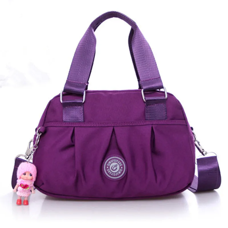 

Solid Women Crossbody Bags Handbag Zipper Nylon Messenger Bag Casual Shoulder Bags Tote Bolsas Femininas