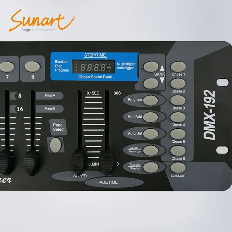 192 DMX контроллер, светодиодный прожектор, сценическое оборудование, светильник, консоль для DJ disco, движущаяся головка, светильник