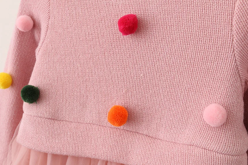 AiLe Rabbit/новое осеннее платье принцессы с длинными рукавами для девочек Яркое