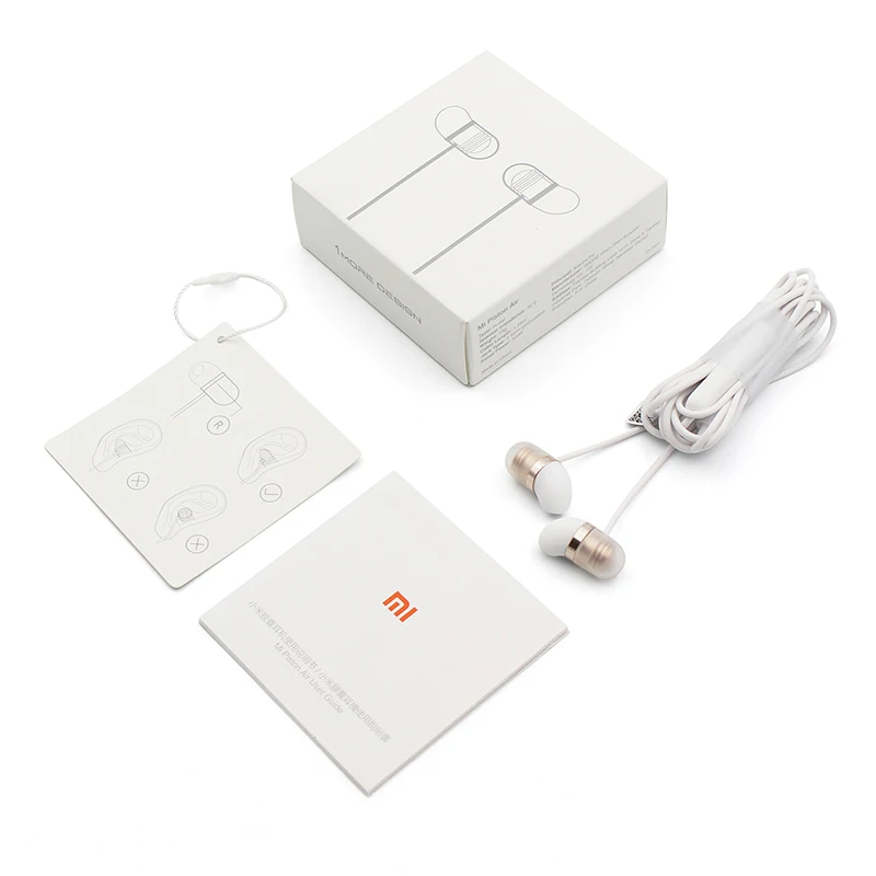 Оригинальный Xiaomi mi in-ear наушники капсула поршень воздуха с c Силиконовые Для Сяо