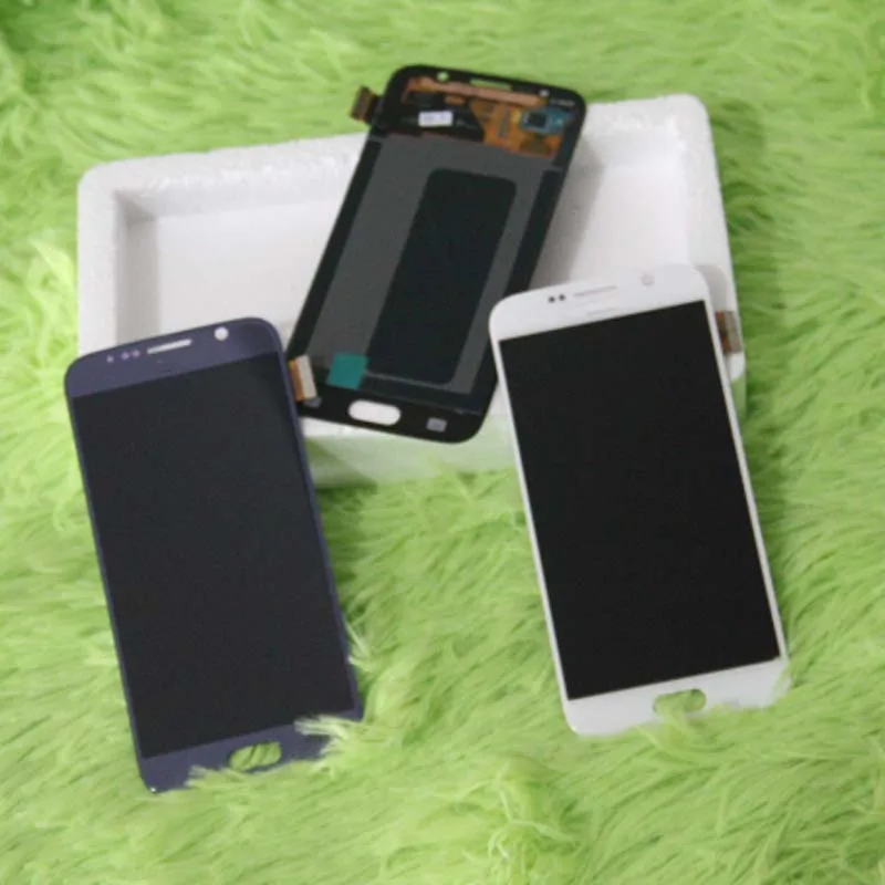 Для samsung Galaxy S6 дисплей для samsung S6 G920 G920A G920F ЖК S6 ЖК-экран с тенью