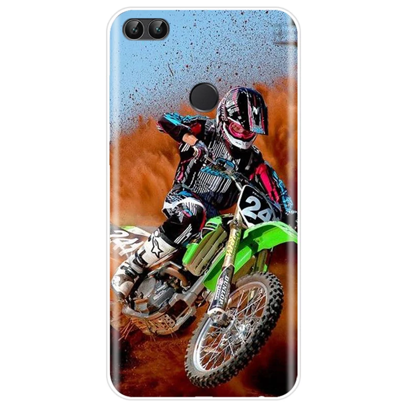 Мягкий силиконовый чехол для телефона Motocross moto dirtbikes Huawei P9 P10 P20 PLUS P30 PRO P8 lite P smart |
