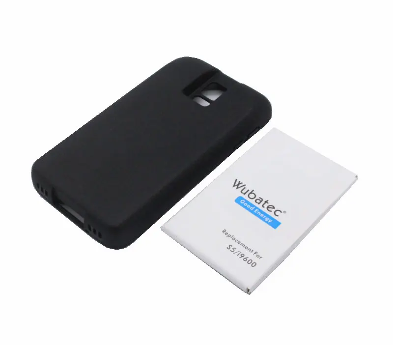 Wubatec 1x7800 мА/ч, S5 NFC Расширенный Батарея с ТПУ чехол для samsung Galaxy S5 i9600 i9602 i9605 G900F G900T G900S S5 Neo G903