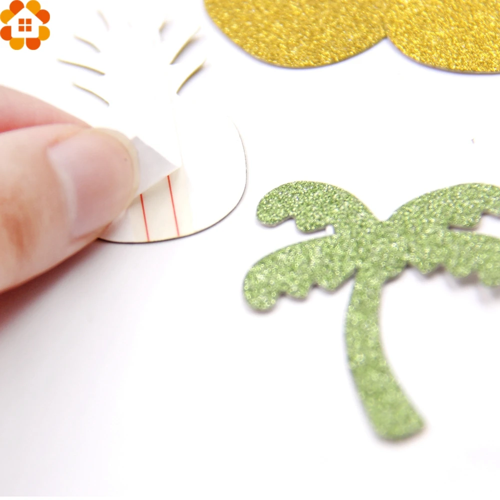 30 шт. бумажные наклейки в виде фламинго ананаса и дерева | Дом сад