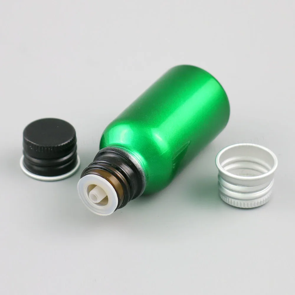 

100 x 18mm Bottle Cap 18mm Aluminum cap, Plastic Cap For 5ml\10ml\15ml\20ml\30ml\50ml\100ml Essential Oil Bottle
