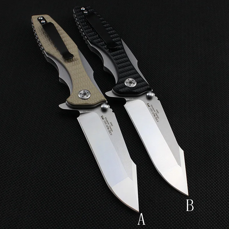 ZT0393 9cr14mov лезвие G10 ручка складной нож шарикоподшипник Флиппер Открытый Отдых Охота выживания утилита EDC нож инструмент подарок