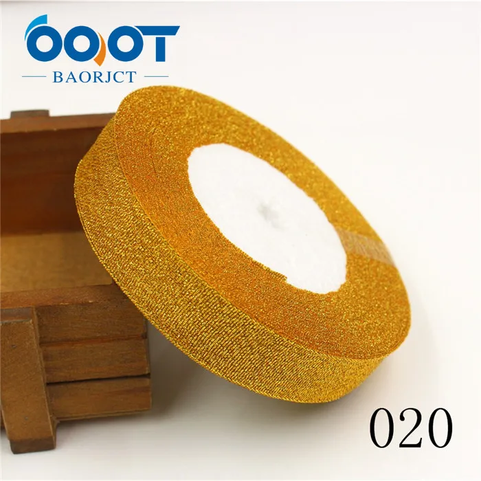OOOT BAORJCT 1710185,20 мм 33 цвета дополнительно 25 ярдов зеленая луковая лента, свадебное платье лента, подарочная упаковка, DIY ручной материал - Цвет: 020