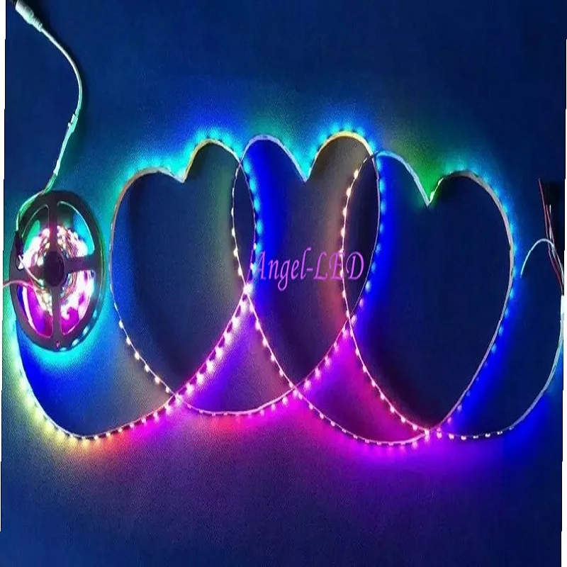 Светодиодная ленсветильник ws2812b 150led ws281230/60led s/m 300 RGB 5 м/рулон|Светодиодные ленты| |