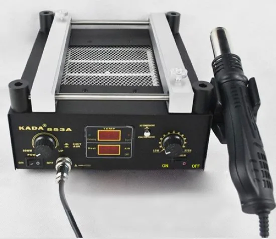 Паяльная станция 2 в 1 KADA 853A RDA 220 В с инфракрасными лучами|soldering hot air|hot airpreheating station |