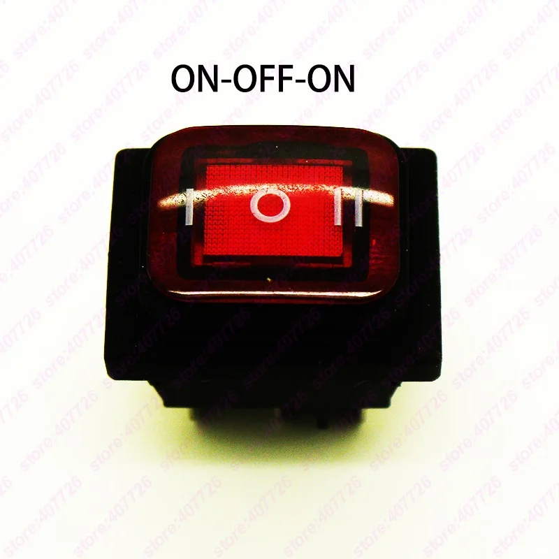 Защелкивающийся клавишный выключатель водонепроницаемый 1 шт. 29х22 мм (38 * 28 5 мм)