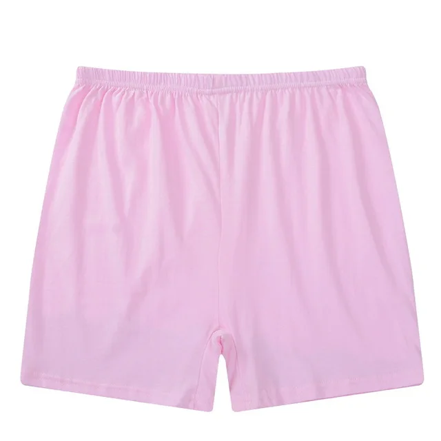 D Pink Женские безопасные Короткие штаны Femme хлопок мягкое нижнее белье боксеры шорты Нижнее белье размера плюс M-XXL тянущиеся трусики для мам - Цвет: D Pink