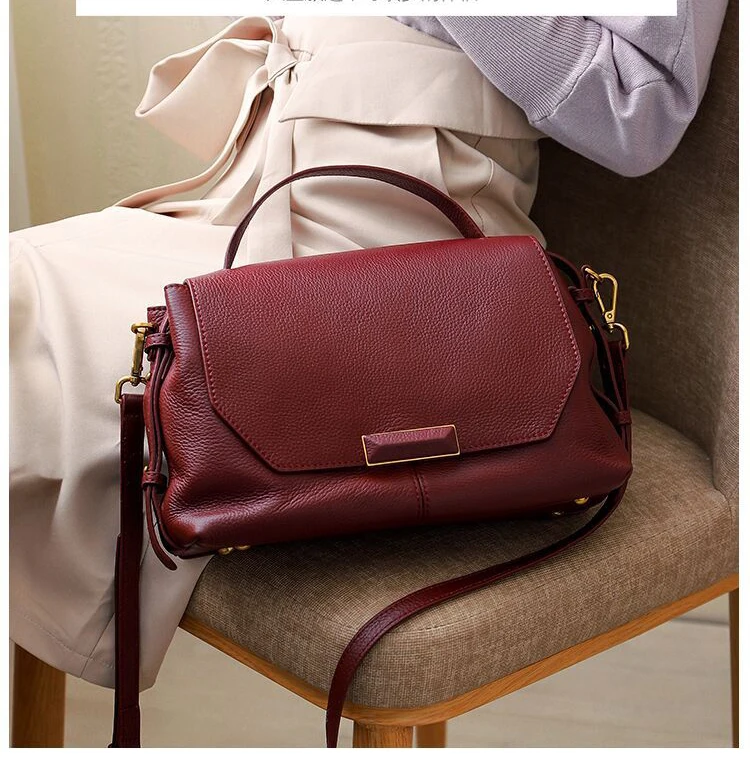 Женская сумка 100% из натуральной кожи сумки через плечо для женщин на женская