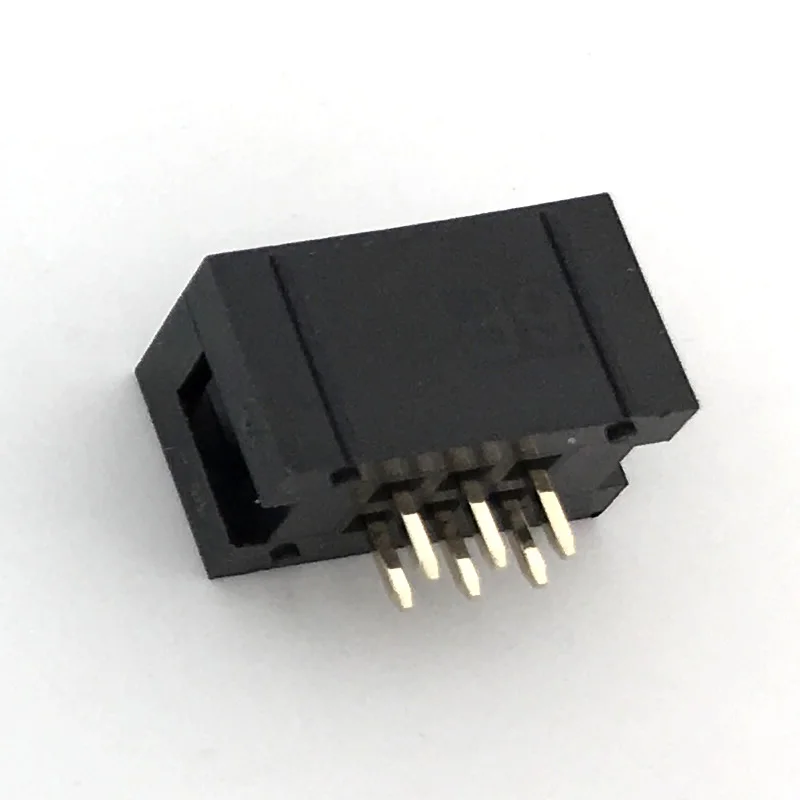 10 шт./лот JTAG ISP гнездо прямой разъем IDC Box коннектор 2 54 мм штекер коробки гнездовой