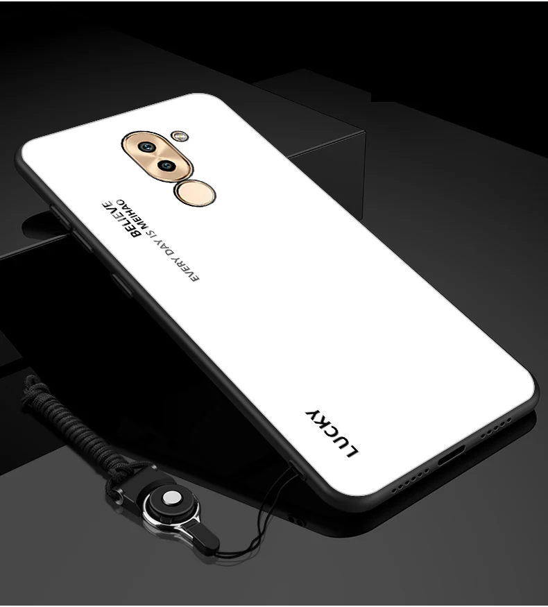 Чехол из закаленного стекла для huawei GR5 чехол для huawei GR 5 GR52017 Мягкий силиконовый чехол для телефона - Цвет: A4