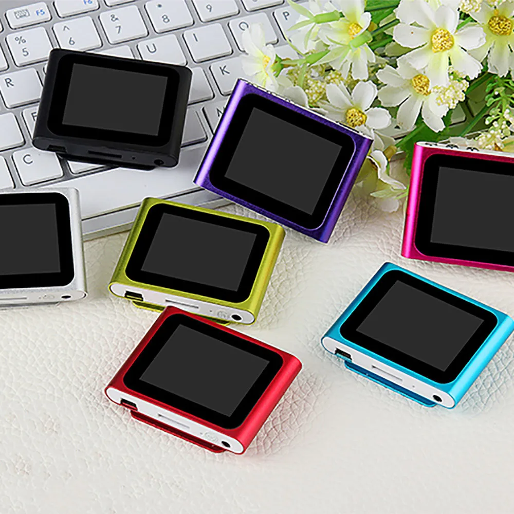 HIPERDEAL MP3 плеер ЖК-экран 6-ой Клип Mp3 плеер FM Радио Видео игры фильм Поддержка Micro SD TF Мини плеер QIY02
