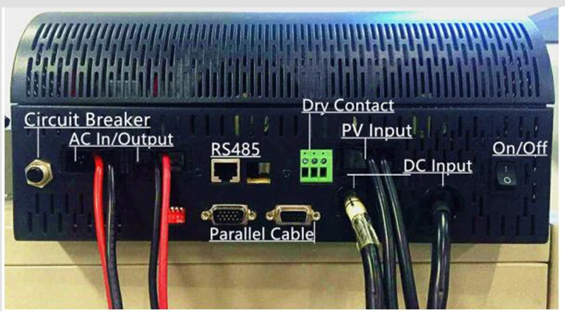 Гибридный питательный ВКЛ-ВЫКЛ сетка 10000 Вт DC48 к AC220/чистая синусоида/MPPT контроллер 80A
