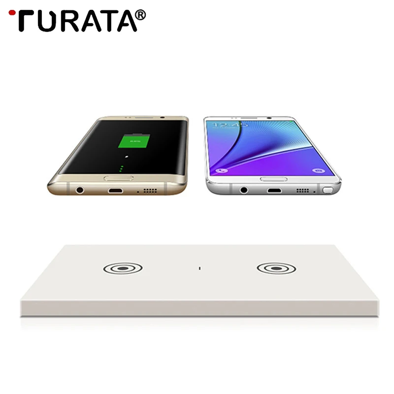 Turata универсальное беспроводное зарядное устройство для Xiaomi Iphone X 8 7 6 6s плюс