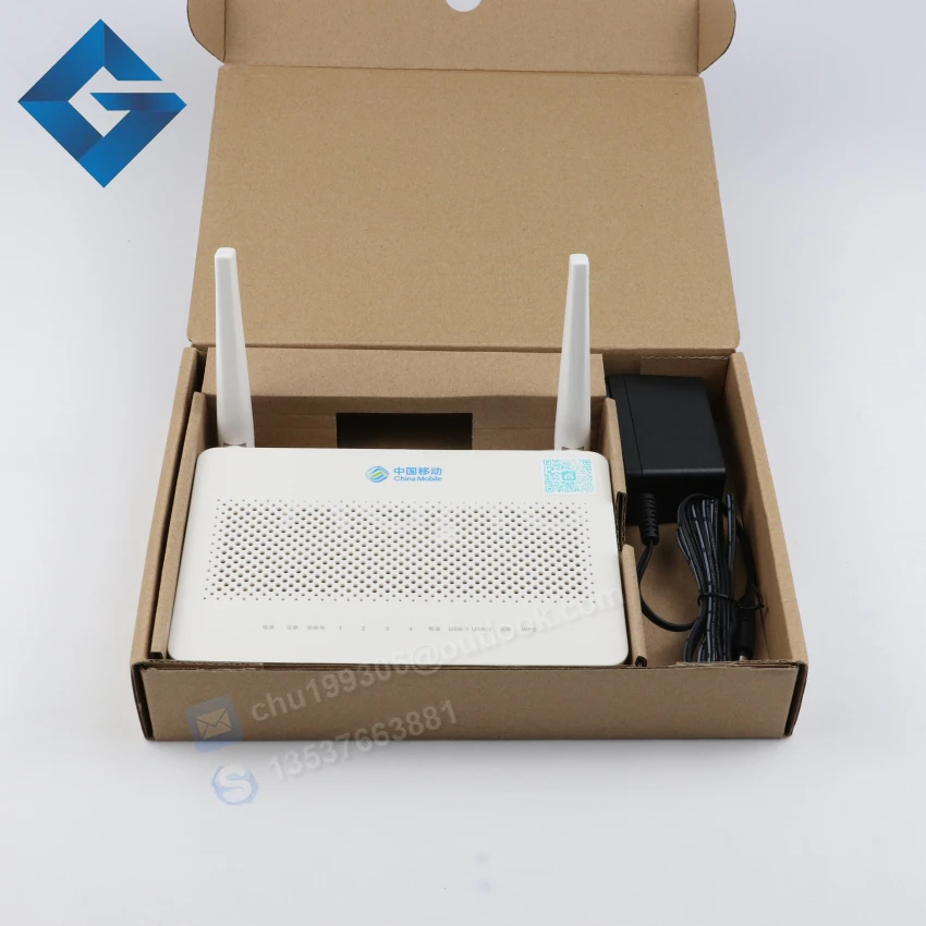 4 шт. в партии/Оригинал Хуа Вэй Новый HS8546V5 GPON ONU 4GE + 1Tel WIFI USB 2 4G &amp 5G двухдиапазонный