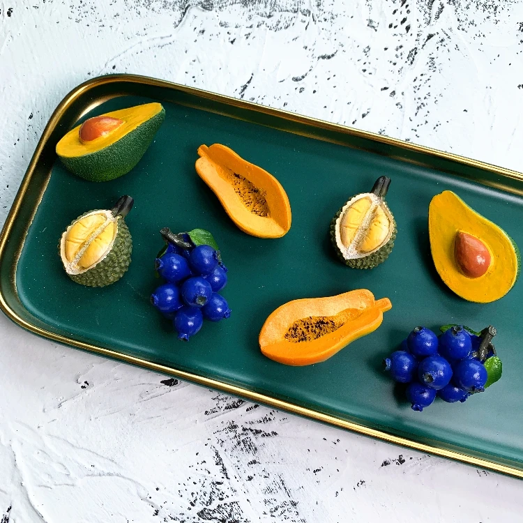 Simulation durian fruit resin refrigerator paste stereo magnetic tape refrigerator decoration