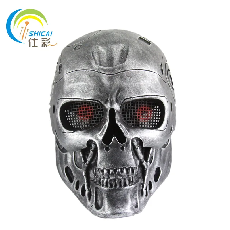 Маска терминатора Тема фильма для вечеринок Хэллоуин Рождество косплей