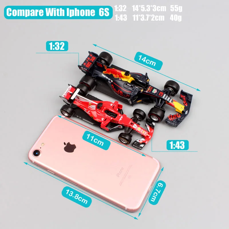 1:32 весы BBurago RB13 #3 Даниэль Риккардо #33 Max SF16 H Феттель W05 #44 Льюис Racer игрушечные