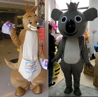 kangaroo mascot costume koala mascot costum cartoon cosplay custom adult mascot dress amusement park outfit free shipping