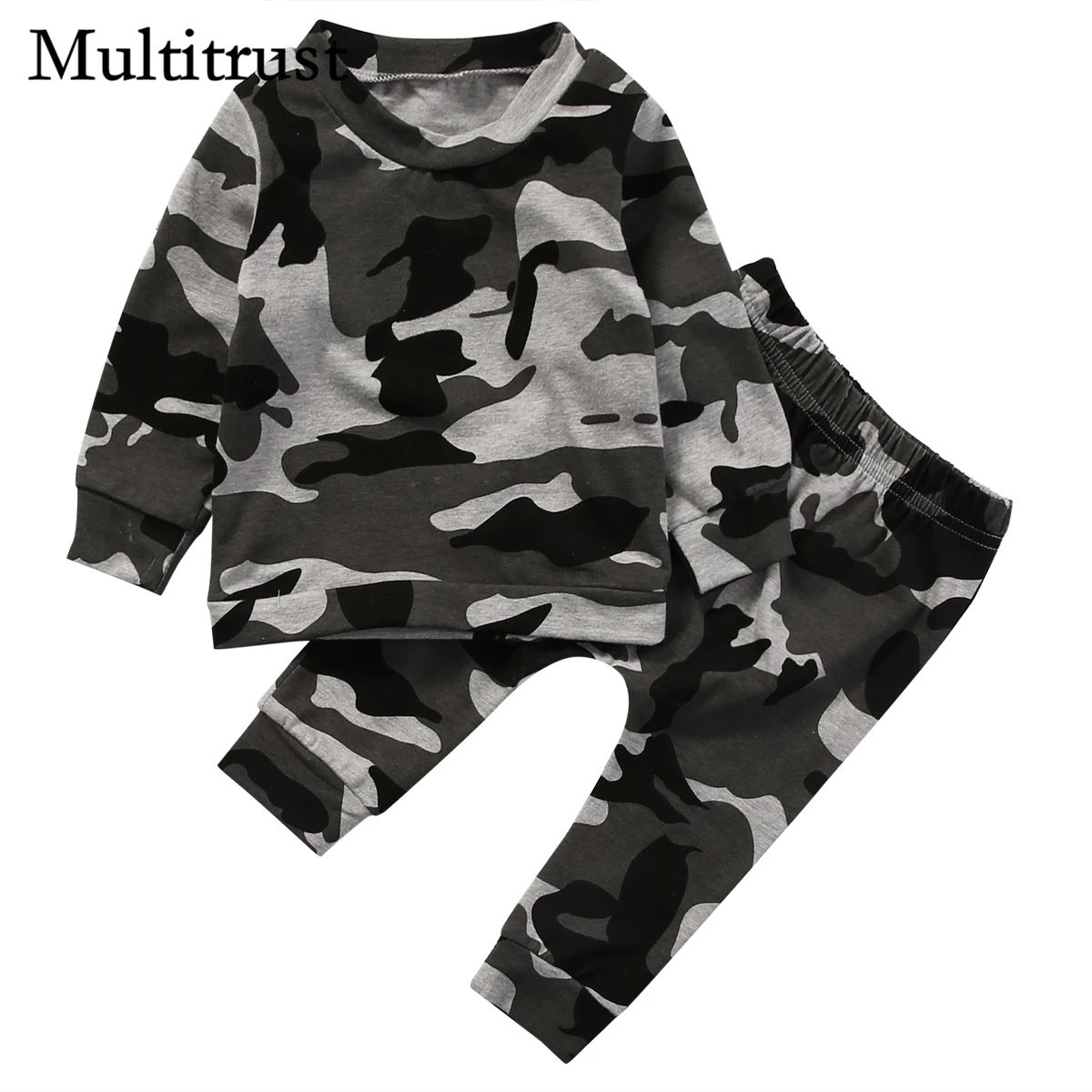 Citgeett New Baby Clothing Set Toddler Infant Camouflage Boy Girl Clothes T-shirt Tops+Pants Outfits Camo Autumn | Детская одежда и