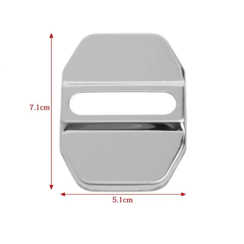 Крышка дверного замка автомобиля из нержавеющей стали декоративная наклейка для