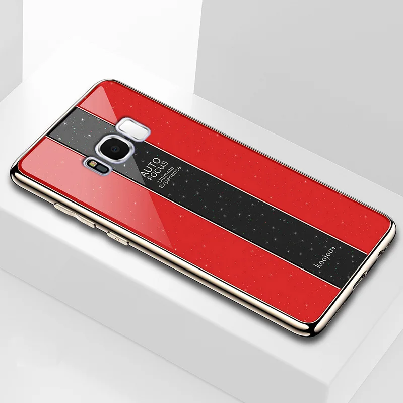 Чехол YonLinTan чехол для Samsung Galaxy S8 Plus S 8 S8Plus роскошный блестящий из закаленного