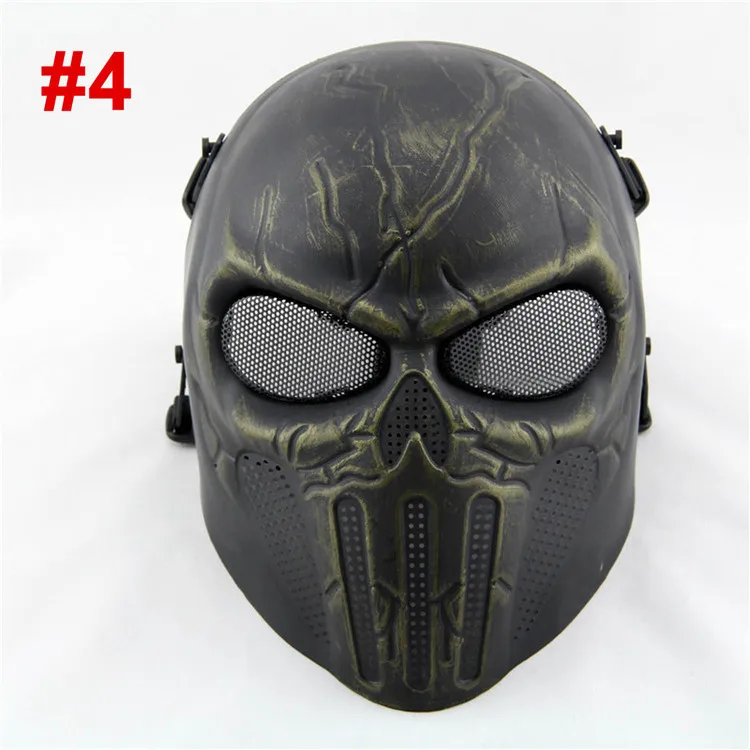 Новинка хит продаж 7 видов цветов страйкбола маска Череп полная защитная военный