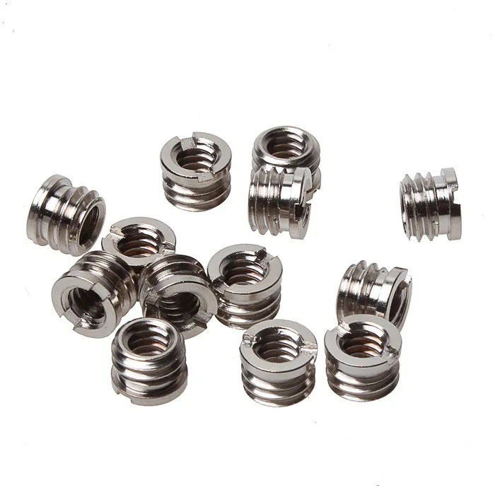 

3 in 1 metal 1/4" 3/8" Screw 3/8" Spigot Stud Convert Adapter Kit for SLR Camera Tripod