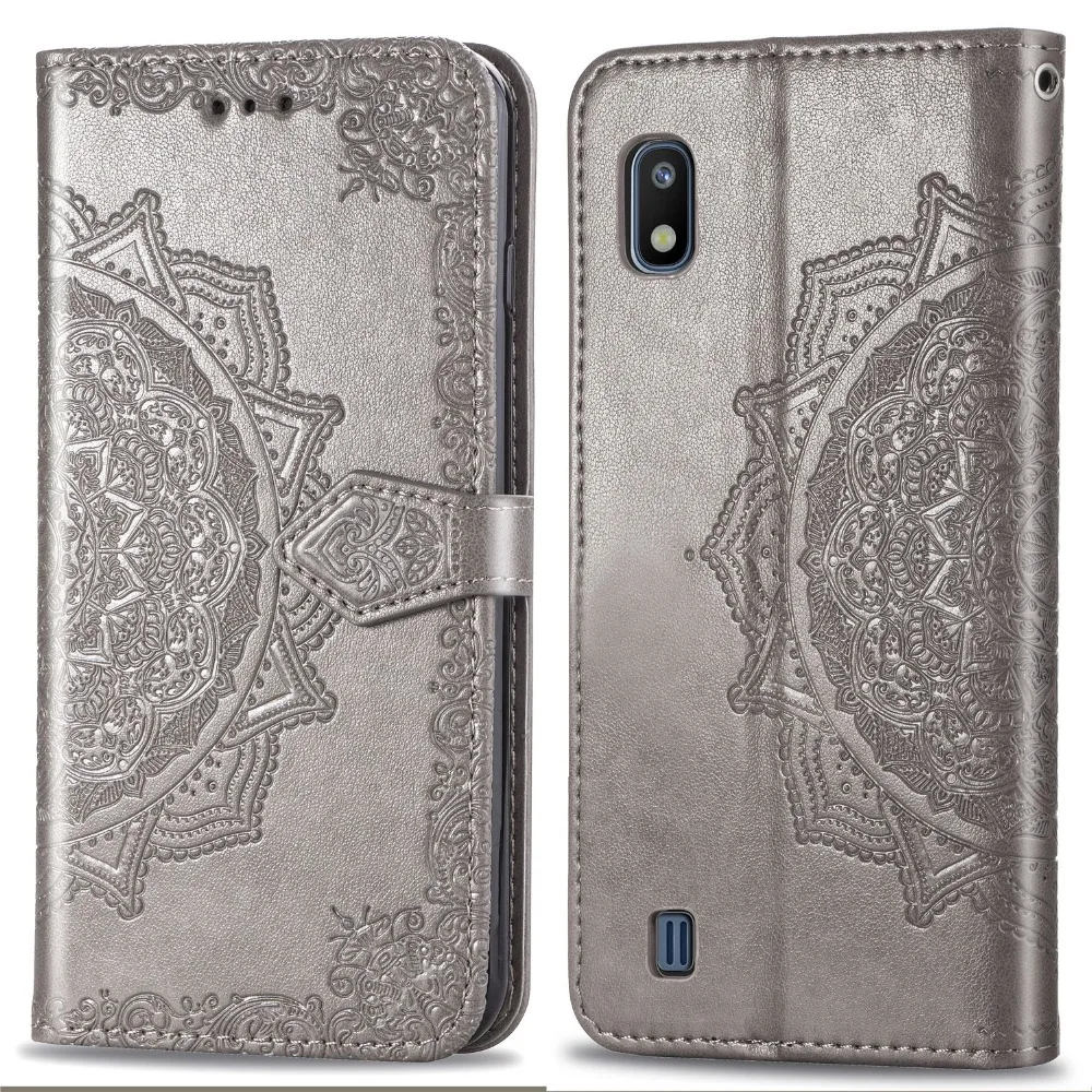 Чехол для Samsung Galaxy A10 кожаный чехол с откидной крышкой и подставкой SM A105F A105