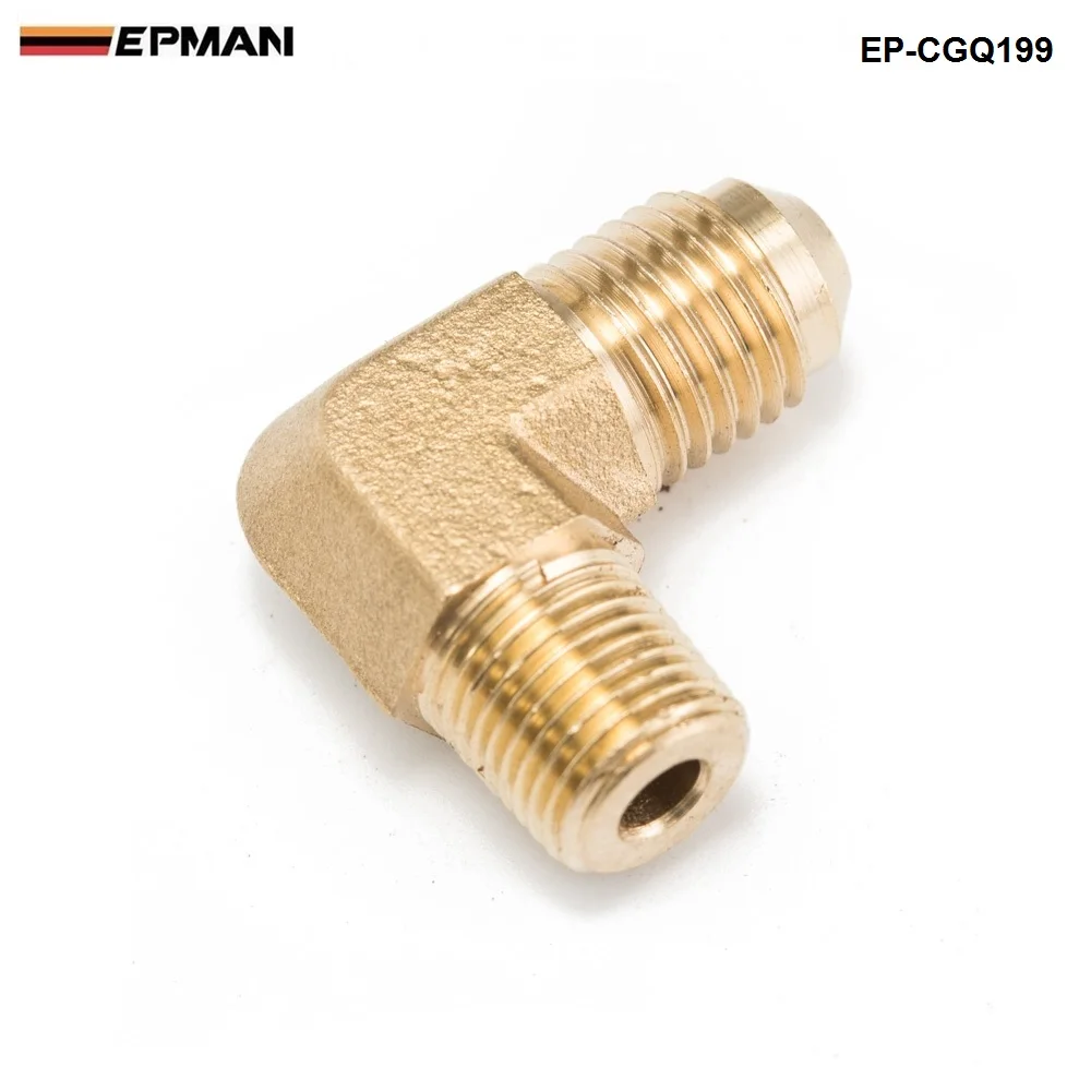 1/8 NPT к AN4 4 кованый латунный фитинг 90 градусов для турбо масла адаптер тормоза| |