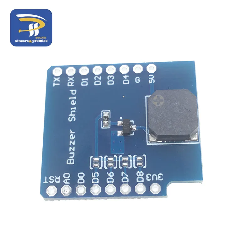 Щит зуммера V1.0.0 ESP8266 D1 mini для модуля Arduino wemos интеллектуальная электроника |