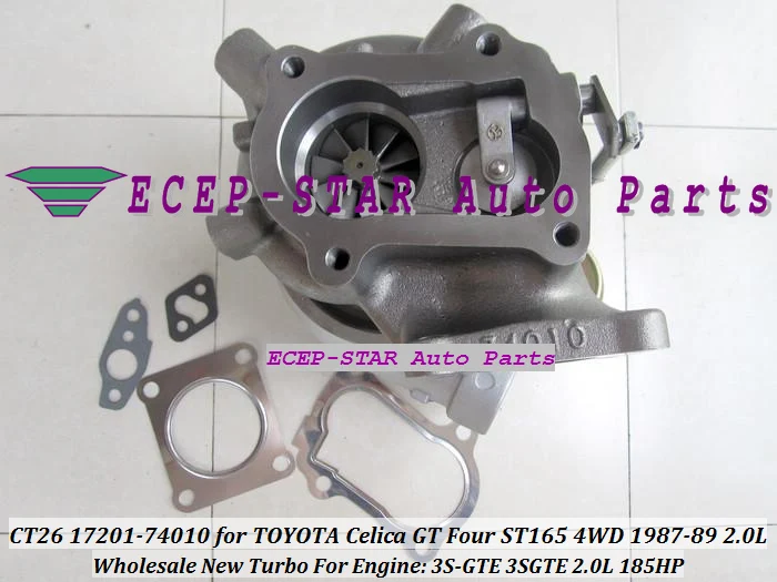 Бесплатная доставка Турбокомпрессор CT26 17201-74010 17201 74010 для TOYOTA Celica GT Four ST165 MR2 4WD 87-89