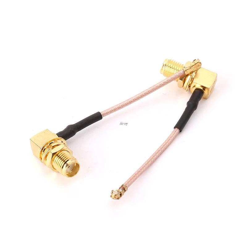 5 шт. см SMA женский правый угол к Ufl/IPX/IPEX РЧ коаксиальный адаптер RG178 кабель Pigtail |